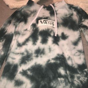 TIE DYE VANS SWEATSHIRT